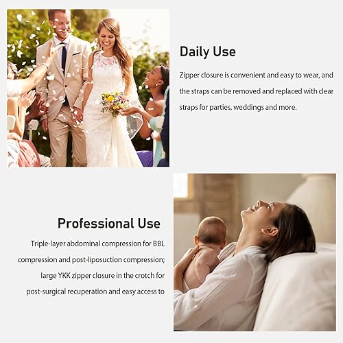 Miniatura 6 de M MYODRESS Fajas Colombianas Moldeadora Faja Control de Abdomina Faja Body Shaper Post Cirugía Prenda de Compresión Levantador de Culos Fajas