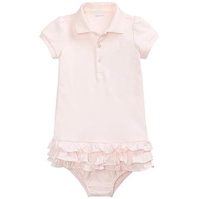 Polo Ralph Lauren Kids Ruffled Polo Dress Bloomer (Infant) Girl