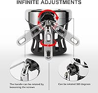 Vista 4 de PSLER Soporte universal para manillar de motocicleta para Dyna Fat Bob Touring Road Glide Street Electra Glide Softail 1996 en adelante Goldwing