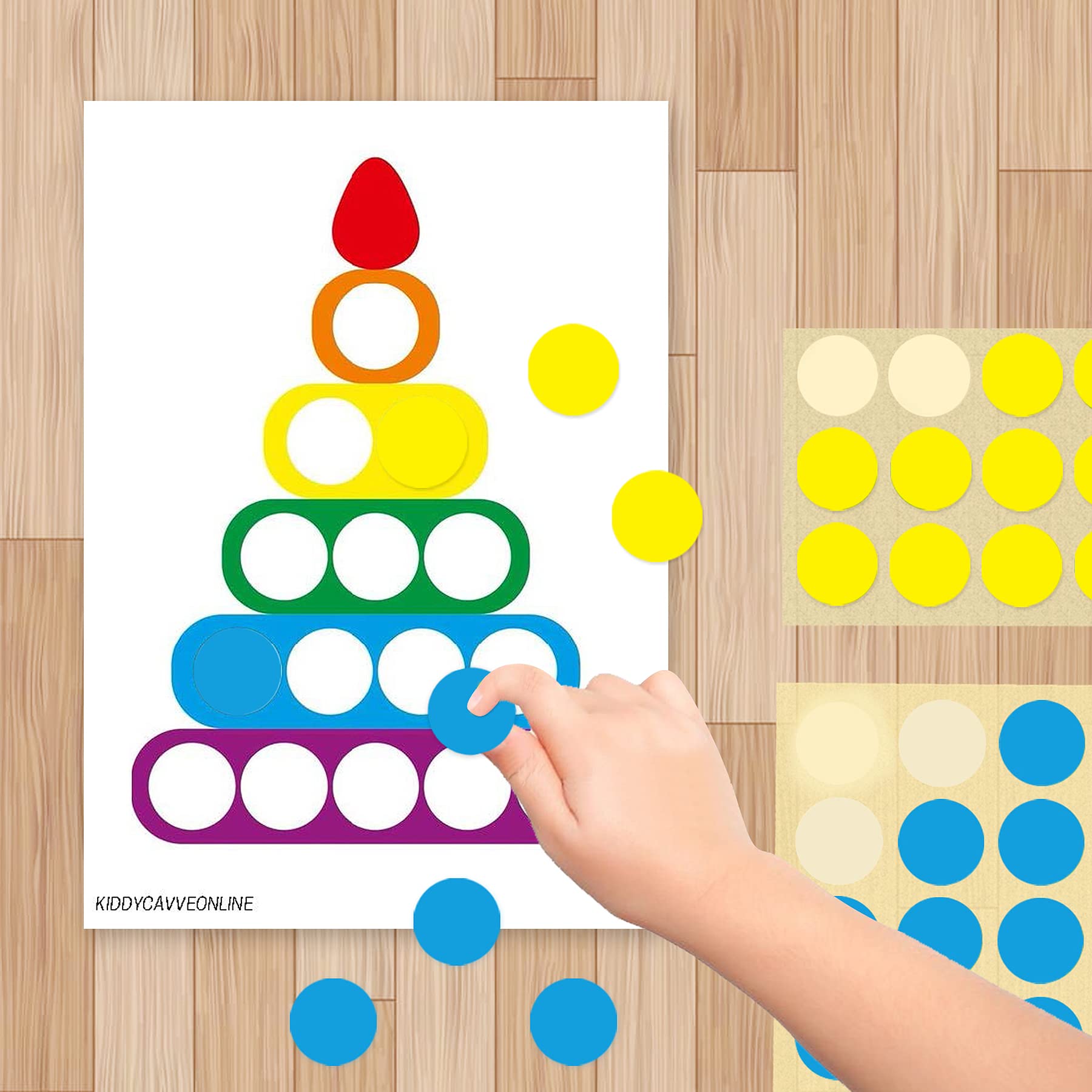 Kiddycavveonline - Bespoke Hampers 2400 Dot Stickers and 10 General/Assorted Reusable Activity Sheets Combo for Educational Learning, Engaging Fun, Play and Learn Set to Build Skill. Travel Friendly. (B0BMGVKR5M) Amazon Price History, Amazon Price Tracker