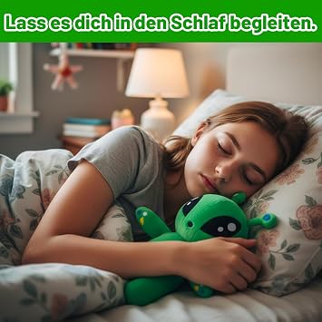 Green Alien Collectible,35cm Alien Plush, Soft Textured Display Piece