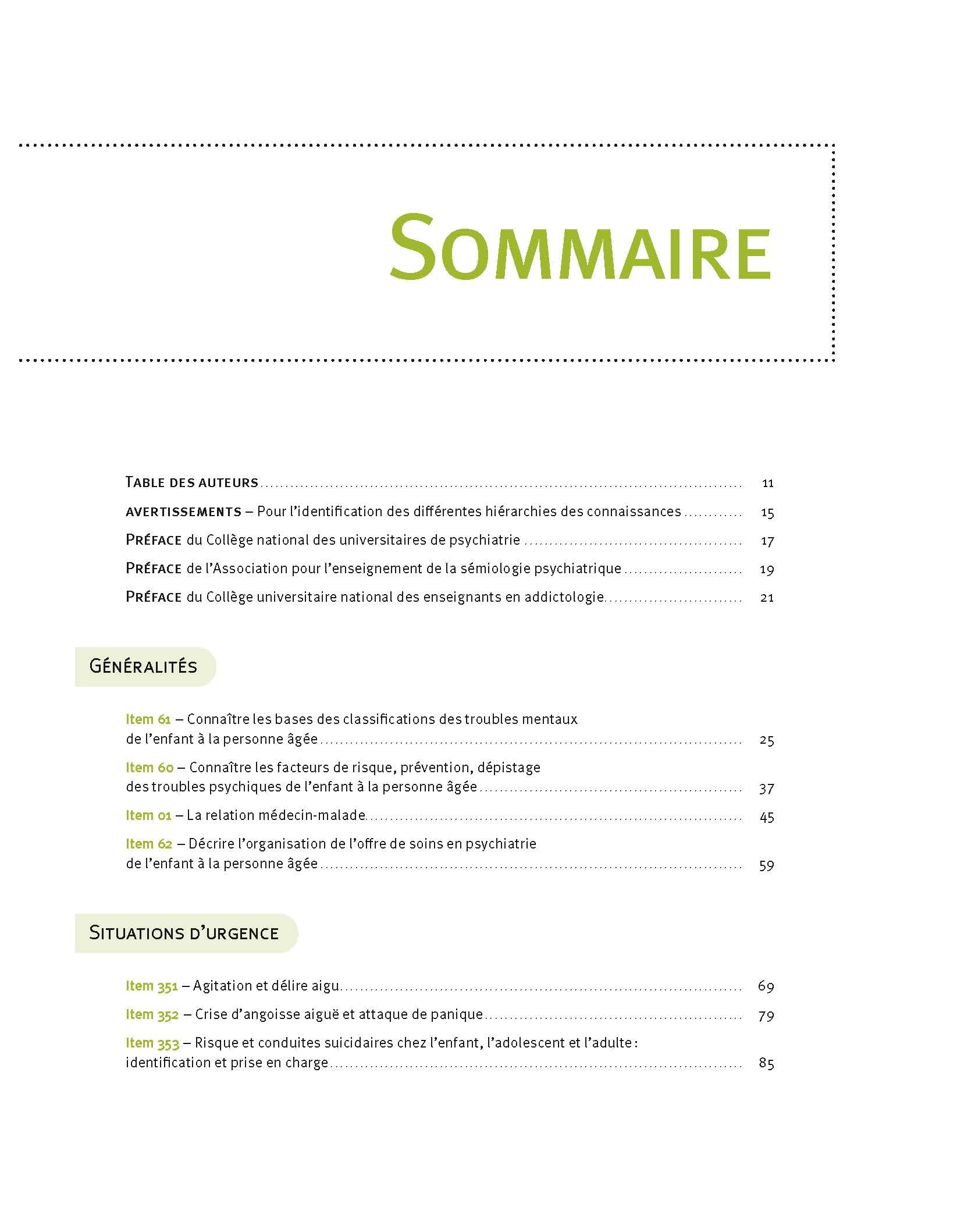 EDN référentiel de Psychiatrie et addictologie (4e édition conforme à la R2C): Psychiatrie de l'adulte. Psychiatrie de l'enfant et de l'adolescent. Addictologie