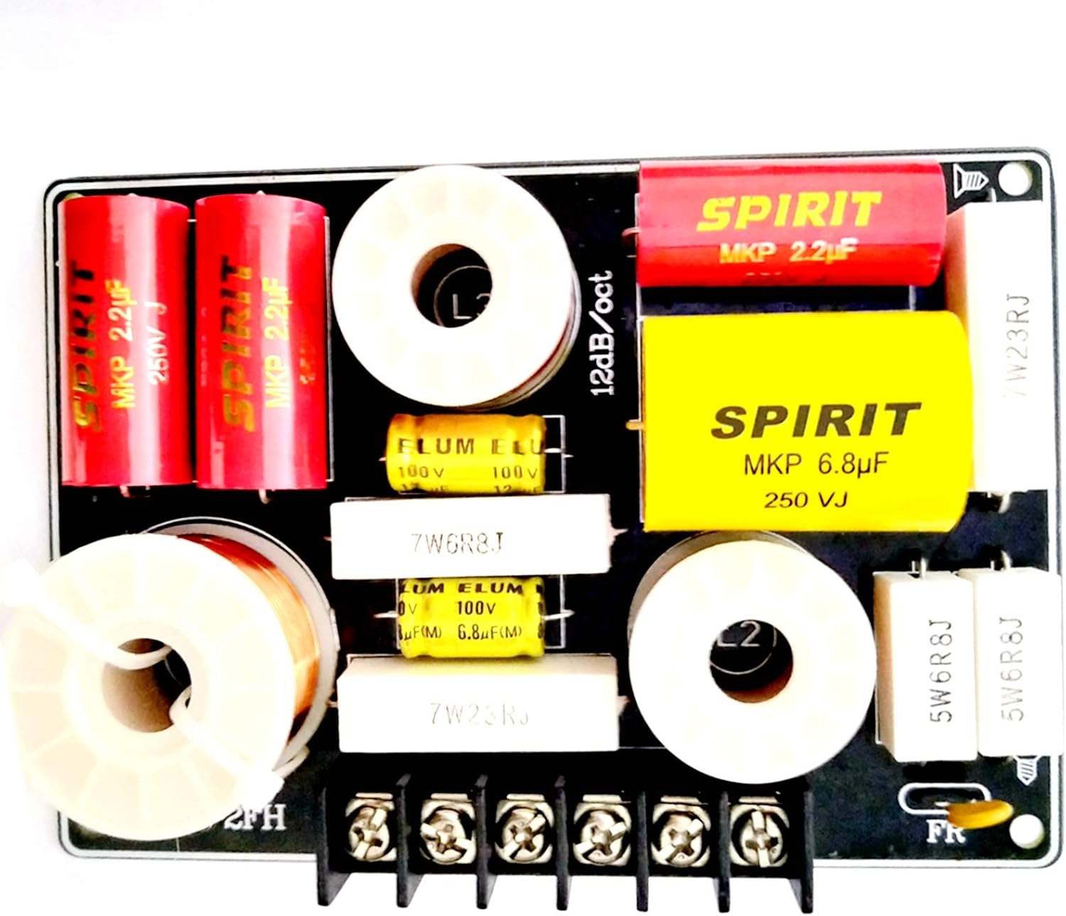 200W 2-Way 2 Unit Audio Speaker Frequency Divider Crossover Filters Board