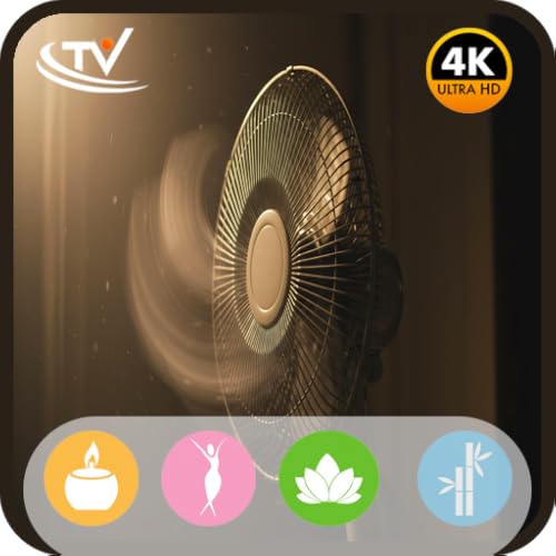 Sonido de ventilador con ruido blanco: flujo de aire ambiental y ayuda para dormir y relajarse en Fire TV