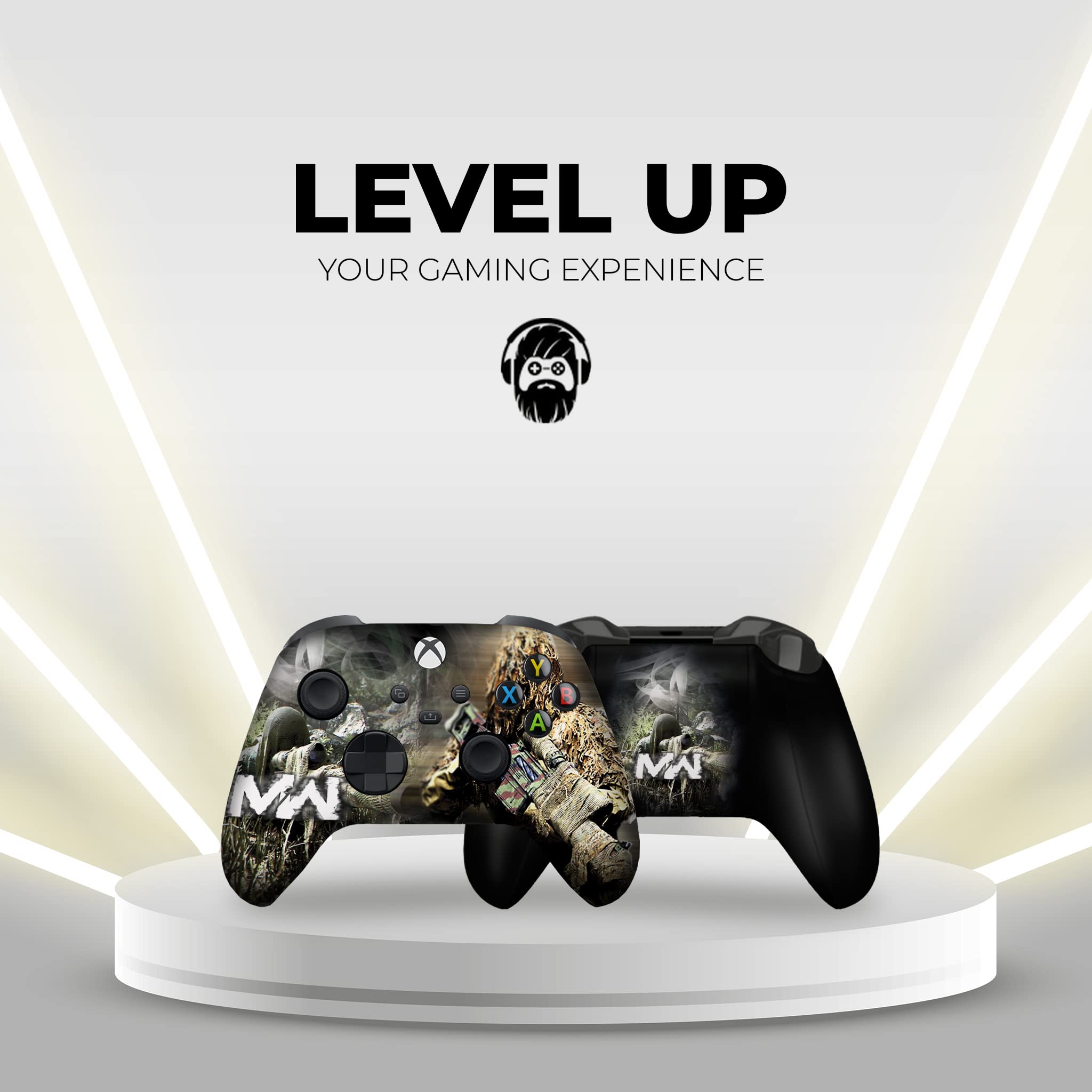 DreamController C-O-D Moderrn Warfare Custom X-box Controller inalámbrico compatible con X-box One/X-box Series X/S Orgullosamente personalizado en Estados Unidos con impresión hidrófuga permanente