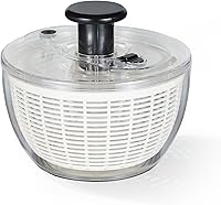 CAROTE 3.8QT BPA-Free Salad Spinner - Large Capacity Lettuce Vegetable Washer Dryer, Non-Slip Base, One-Handed Operation