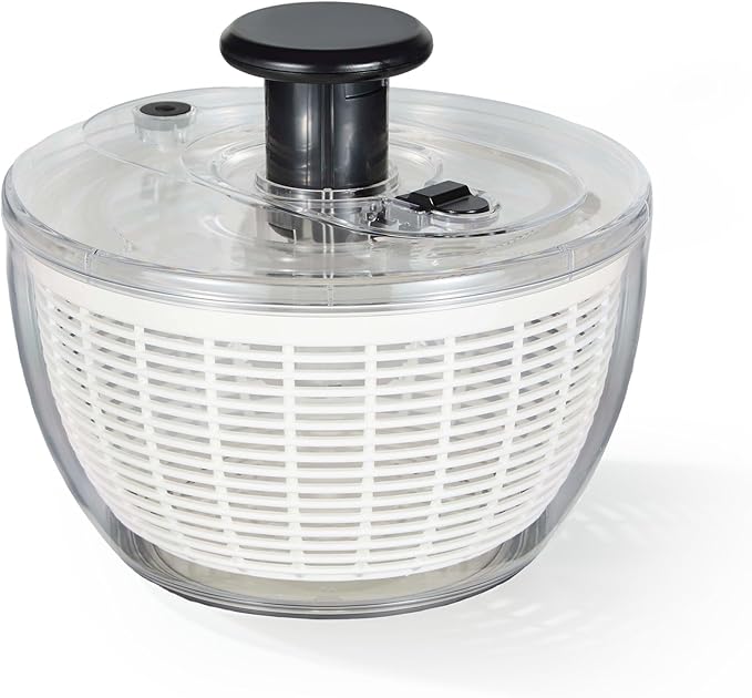 CAROTE 3.8 Qt Salad Spinner Small Lettuce Spinner Plastic Vegetable Fruit Washer, Vegetable Cleaner Salad Cleaner Lettuce Washer, Non-Slip Base, BPA-Free