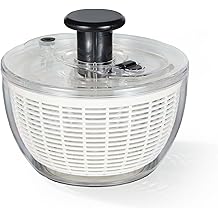 CAROTE 3.8 Qt Salad Spinner Small Lettuce Spinner Plastic Vegetable Fruit Washer, Vegetable Cleaner Salad Cleaner Lettuce Washer, Non-Slip Base, BPA-Free