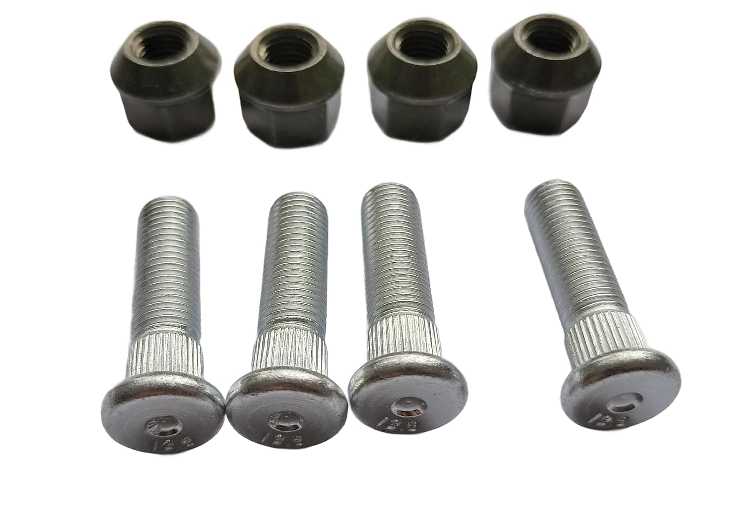 Front Rear Wheel Studs Lug Nuts Kit 85-1037 Replacement for 2005-2023 Kawasaki ATV Brute Force 750 4X4i KVF750, 06-12 KVF650 650 4X4i