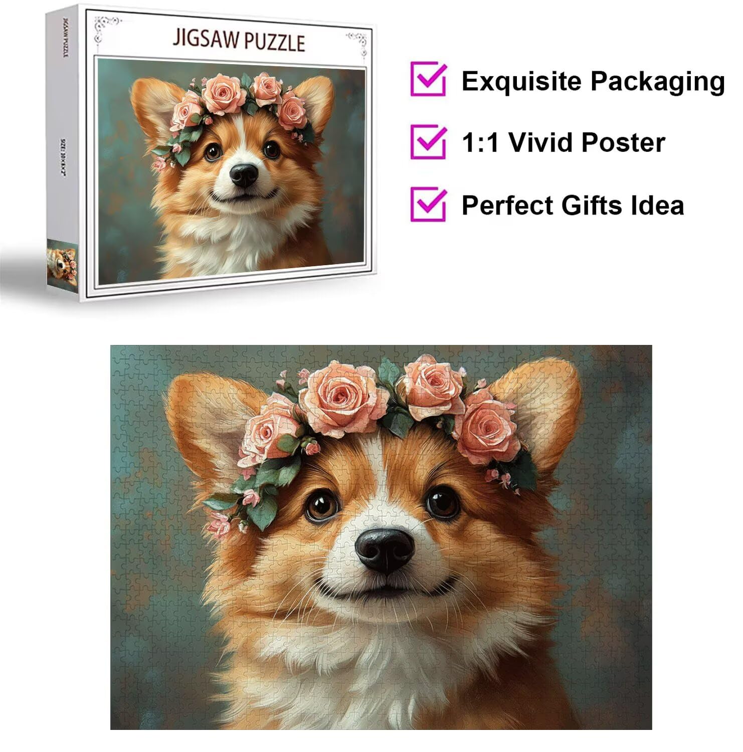 Puzzle 4000 Teile Rose Herausforderndes Klassische Puzzles, n-535