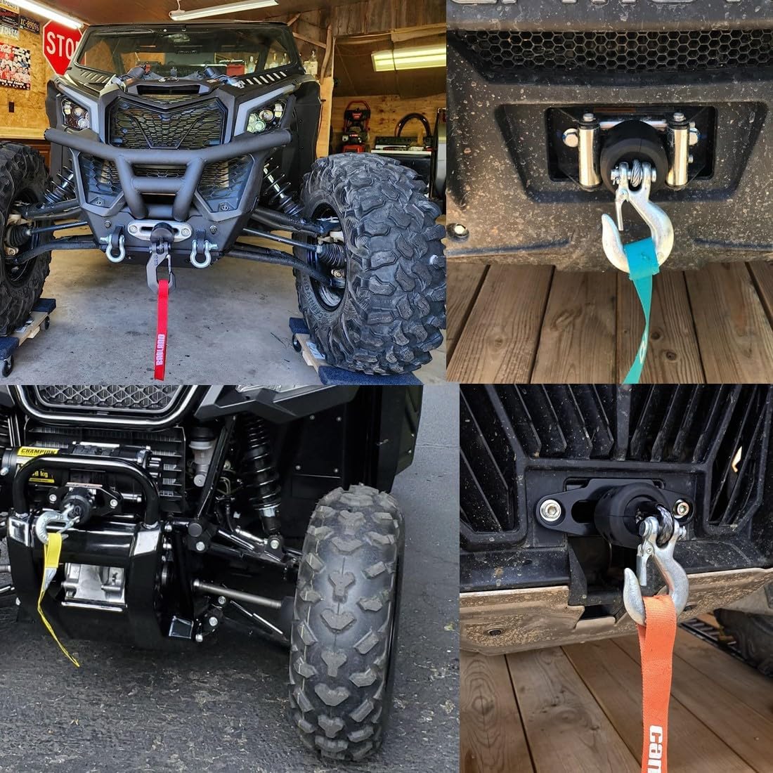 Winch Cable Hook Rubber Stopper for ATV UTV Synthetic Winch Rope | Winch Stopper, with Allen Wrench, for ATV UTV Synthetic Winch Rope (1Pcs)