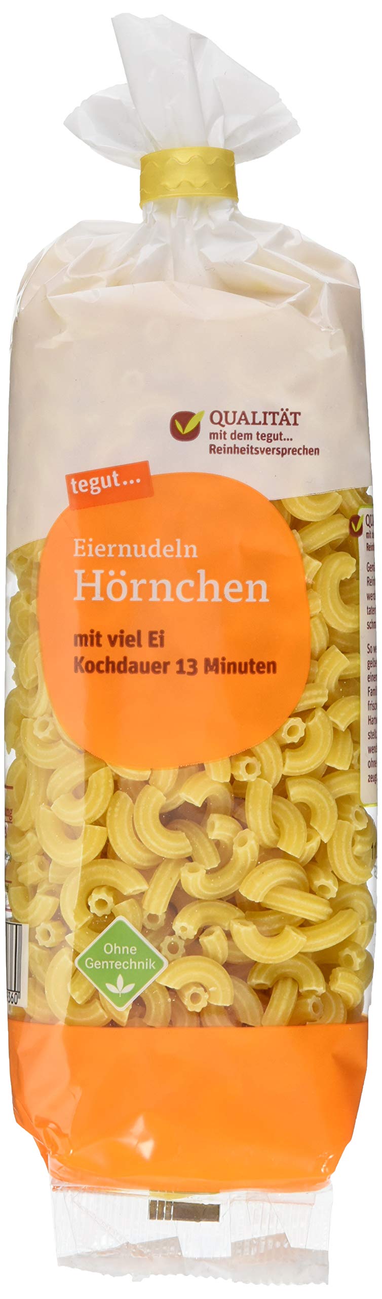 tegut... Eiernudel Hörnchen, 1 x 250 g