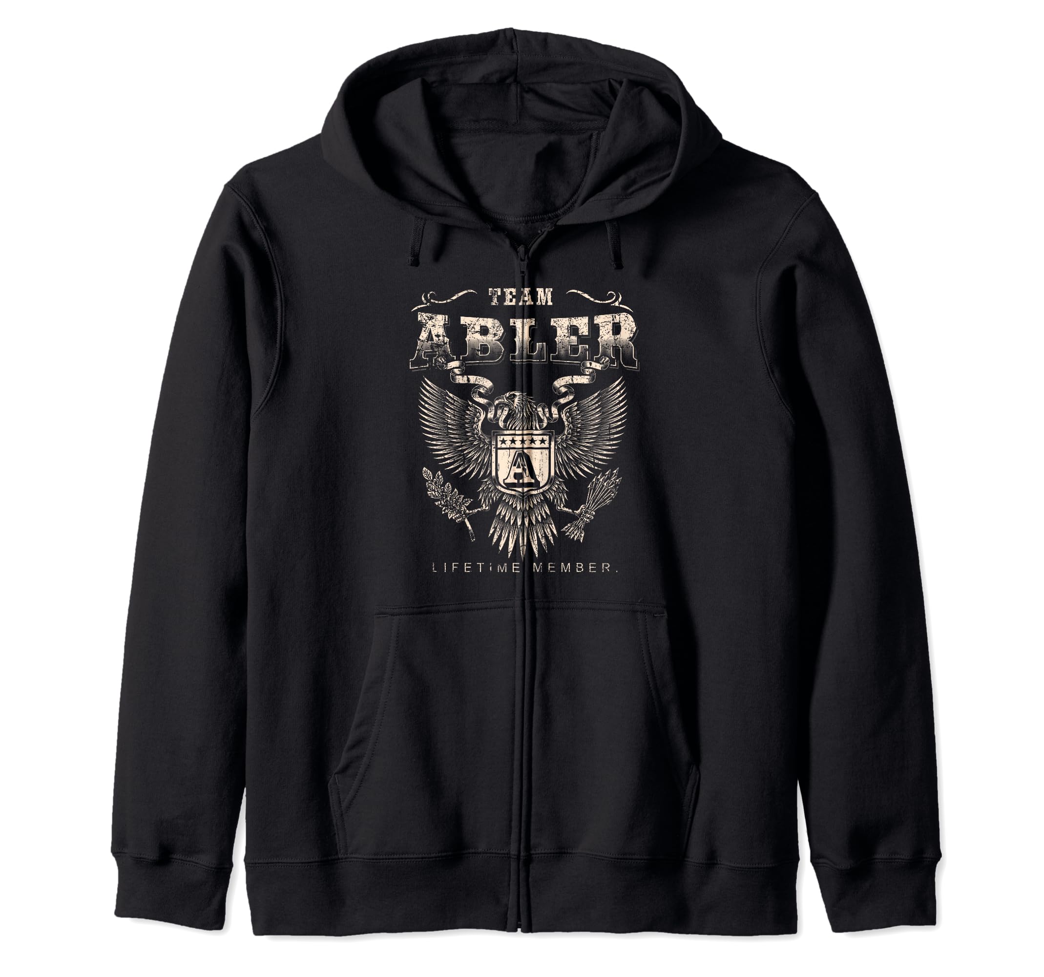 Team Abler Lifetime Member - Abler Name Zip Hoodie