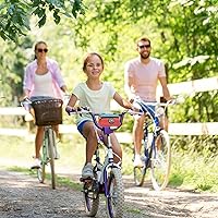 Vista 7 de Bolsa de Manillar de Bicicleta Vortika, Paquete de Cesta Frontal para Bicicleta Infantil, Bolsa para Bicicletas Impermeable, Bolsa Pequeña