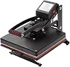 Display4top Digital Heat Press T Shirt Heat Press Transfer Sublimation Machine, use for Industrial, Professional and Home 38cm x 38cm