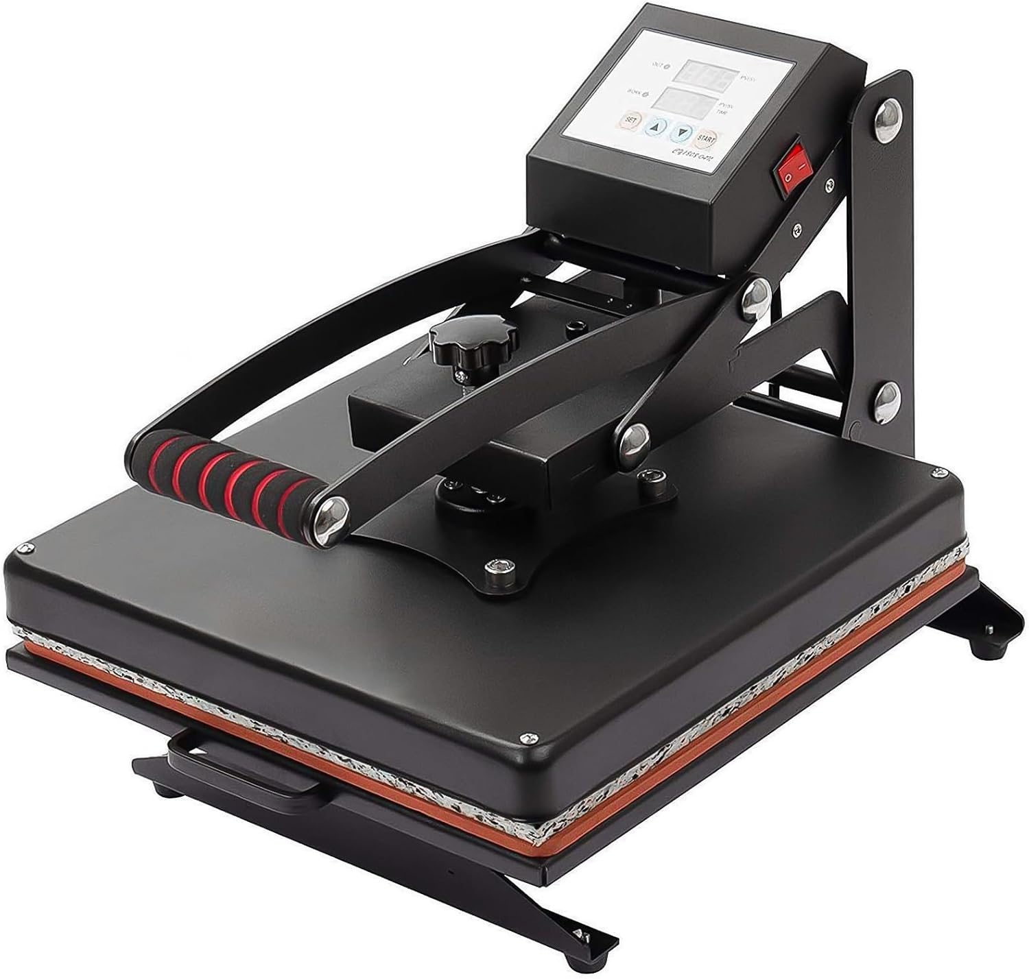 Display4top Digital Heat Press T Shirt Heat Press Transfer Sublimation Machine, use for Industrial, Professional and Home 25cm x 30cm