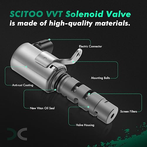 Miniatura 4 de SCITOO Solenoide de sincronización de válvula variable (VVT) del motor para Lexus GS400 GS430 GX470 LS400 LS430 LX470 SC400 SC430 para Toyota para