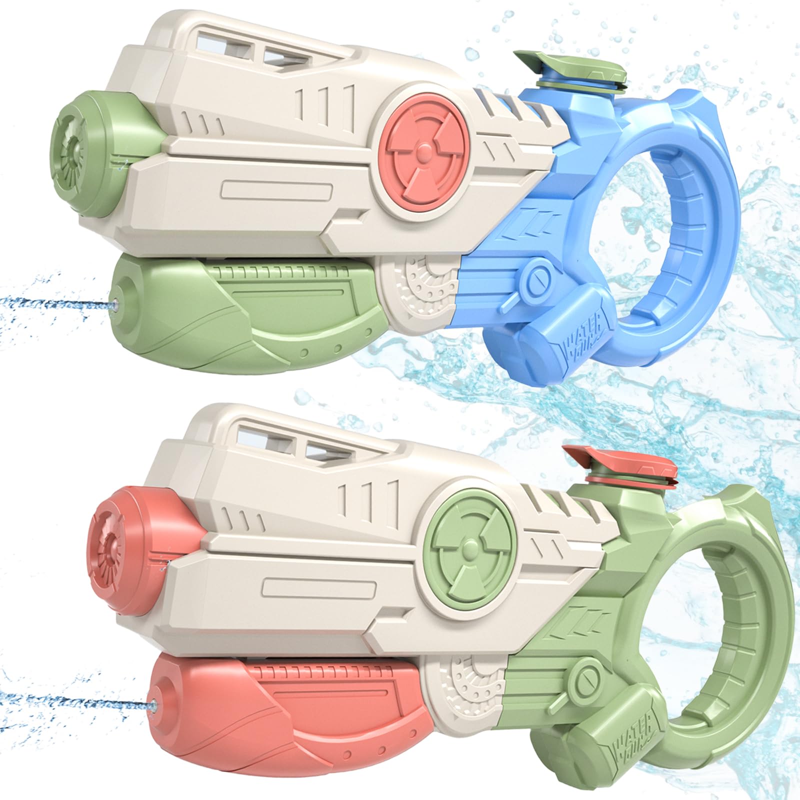 Amazon | Yangtomo 水鉄砲 2個セット 強力 子供 超強力飛距離 10m