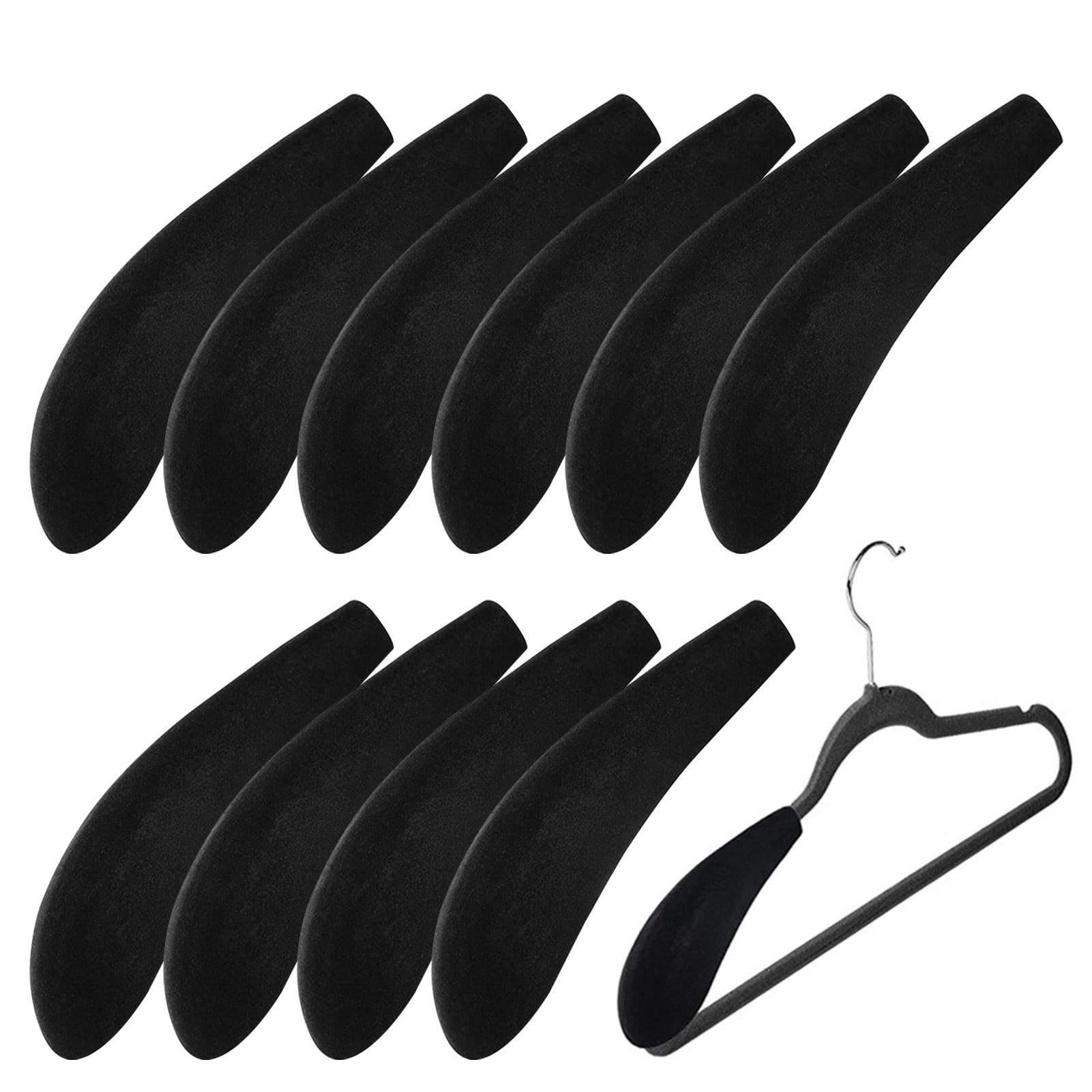 10/20 Percha de espuma moldeadora de hombros, accesorios de almohadilla moldeadora de perchas, almohadillas de terciopelo antideslizantes para colgar suéteres