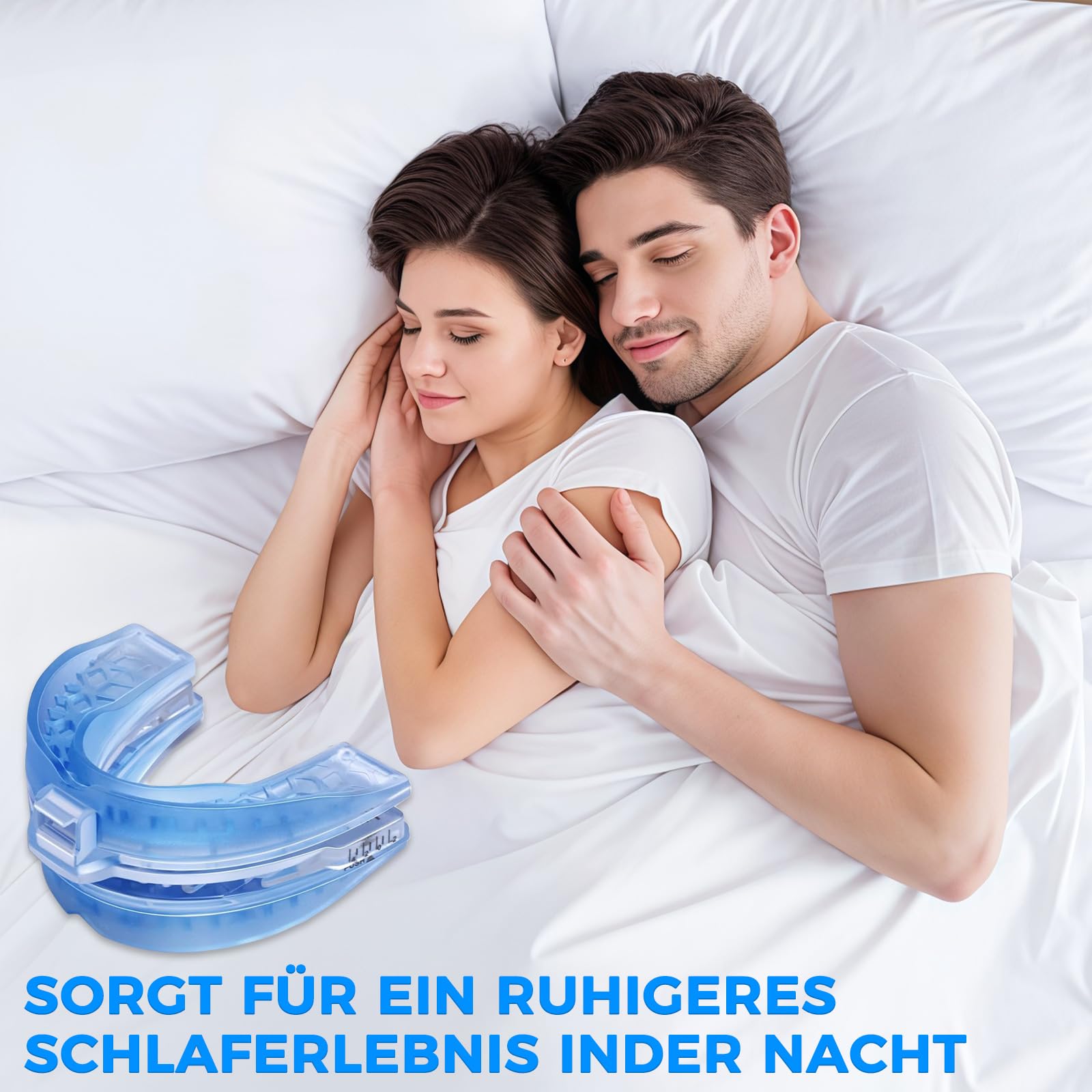 Schnarchschiene Anti Schnarch, Gegen Schnarchen und Knirschen | Professionelle Schnarchstopper, Verstellbare Aufbissschiene, Schnarchen Stopper, Verbesserte Schlafqualtät