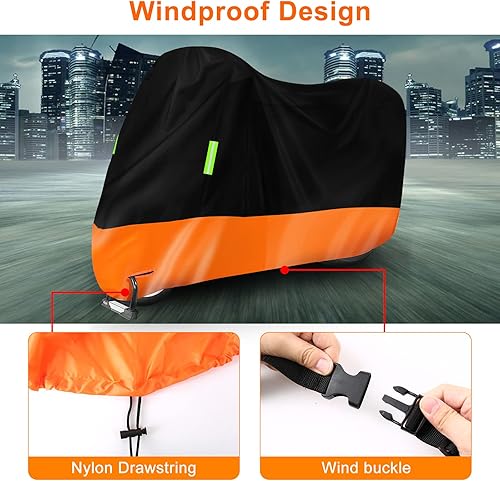 Miniatura 5 de Funda impermeable de repuesto para motocicleta Harley Davidson Touring Road Glide LimitedUltra Limited con agujero de bloqueo antirrobo para