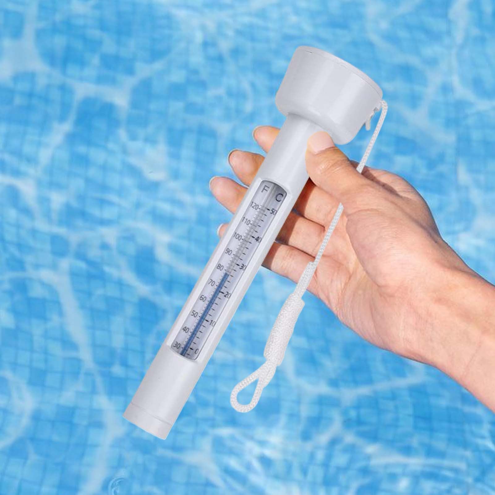 Termometro Galleggiante Da Vasca Idromassaggio Facile Da Leggere | Sensore Temperatura Acqua Per Laghetto Per Donne Uomini Proprietari Casa Casa Appartamento Vacanza Palestra Hotel