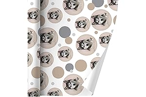 GRAPHICS & MORE Siberian Husky Dog Breed Gift Wrap Wrapping Paper Roll
