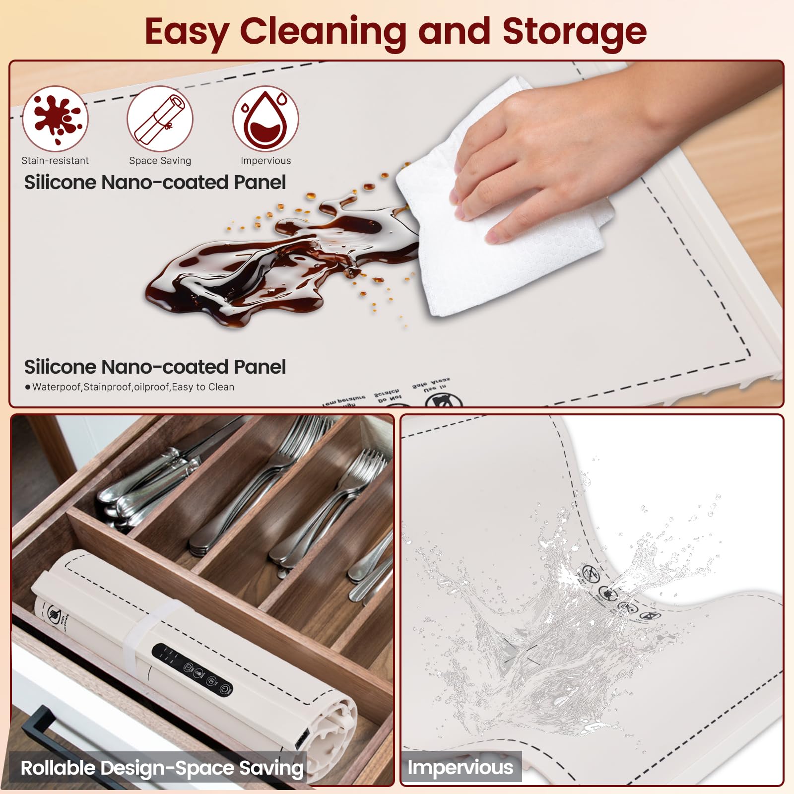Food Warming Mat - Electric Tray with Timer -6 Food Warming Mat - Electric Tray with Timer -6