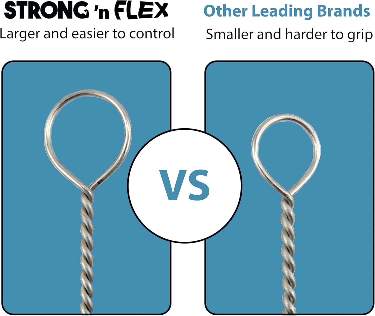 Strong 'n Flex Nylon Straw Cleaner Brushes – Fan-Shaped End for Tight Spaces, Ideal for Reusable Straws, Water Bottles, Sippy Cups & Pipes – Includes Zippered Pouch – 12" Long – Set of 10 - Image 3