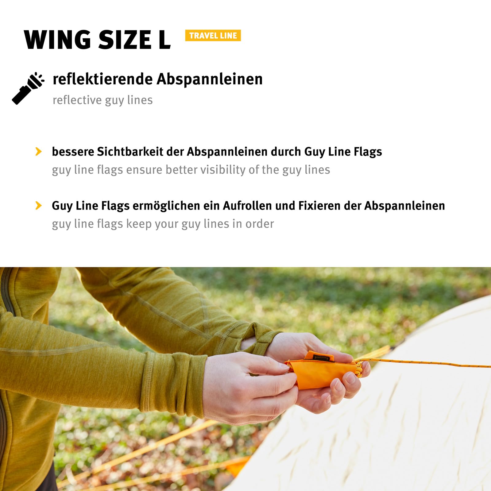 Wechsel Tents Wing L - Toldo para Tienda Refugio de Campaña, Proteccion Impermeable Resistente a la Lluvia, 385 x 410 x 280 cm (Travel Line)