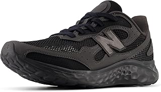 New Balance
Men's Fresh Foam Arishi V4 Tira Lux Running Shoe, Black/Black Cement/Black Cement, 15 Wide
