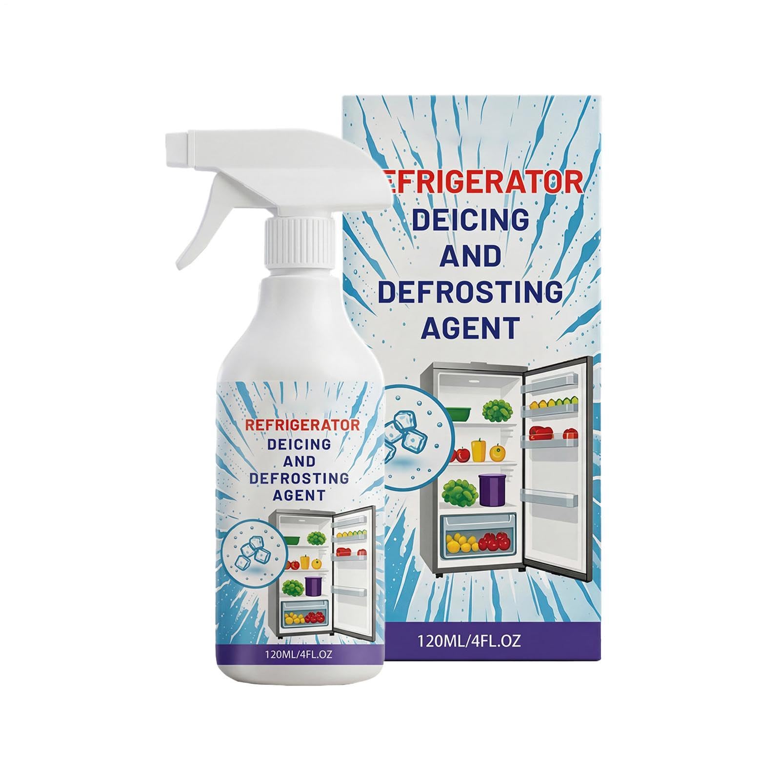 Sbrinatore Per Congelatore Spray Sbrinamento Rapido 120 Ml Dispositivo Rimozione Ghiaccio Antigelo