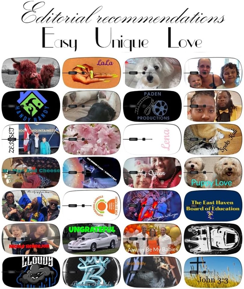 Miniatura 5 de maizi MacBook Air Mouse inalámbrico para PC, computadora Chromebook, MacBook Air, mouse inalámbrico MKADAU Border Collies, mouse de viaje, receptor