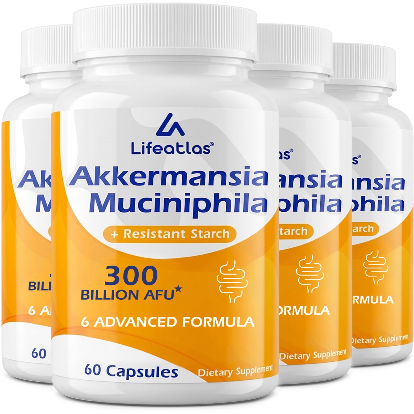 300 Billion AFU, 6-in-1 Akkermansia Probiotics for Women & Men, 60 Count — Amazon image 9