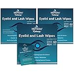NOVEHA 180Pcs Allergy Relief Eyelid Wipes | Pre-moistened Hypoallergenic Eye Cleansing Pads, Reduce Itchiness, Redness & Discomfort Caused By Allergy, Clean, Soothe & Remove Debris (3 Pack)