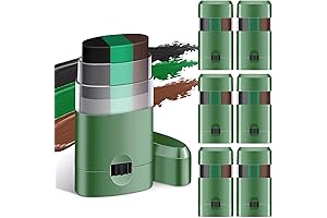Vertintong 6 Packs Camo Face Paint - Face Camo Arts | 3D...