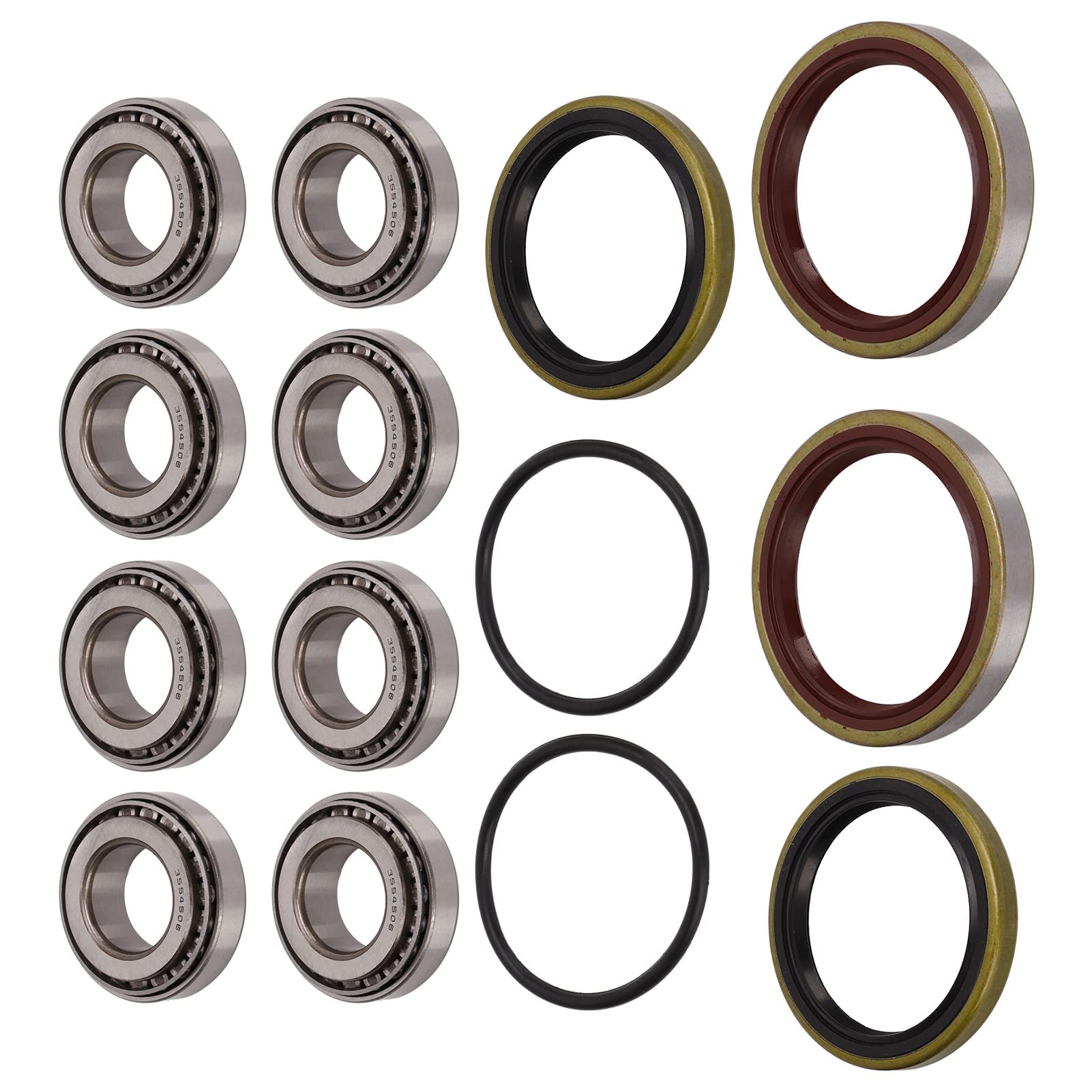 Kit Joints de Roulement de Roue Avant Qqmora avec 8 Roulements Renforcés - 8