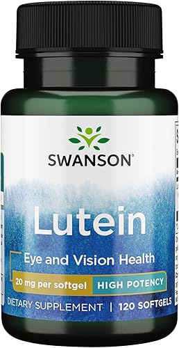 Swanson Luteína 20 Milligramos 120 Sgels