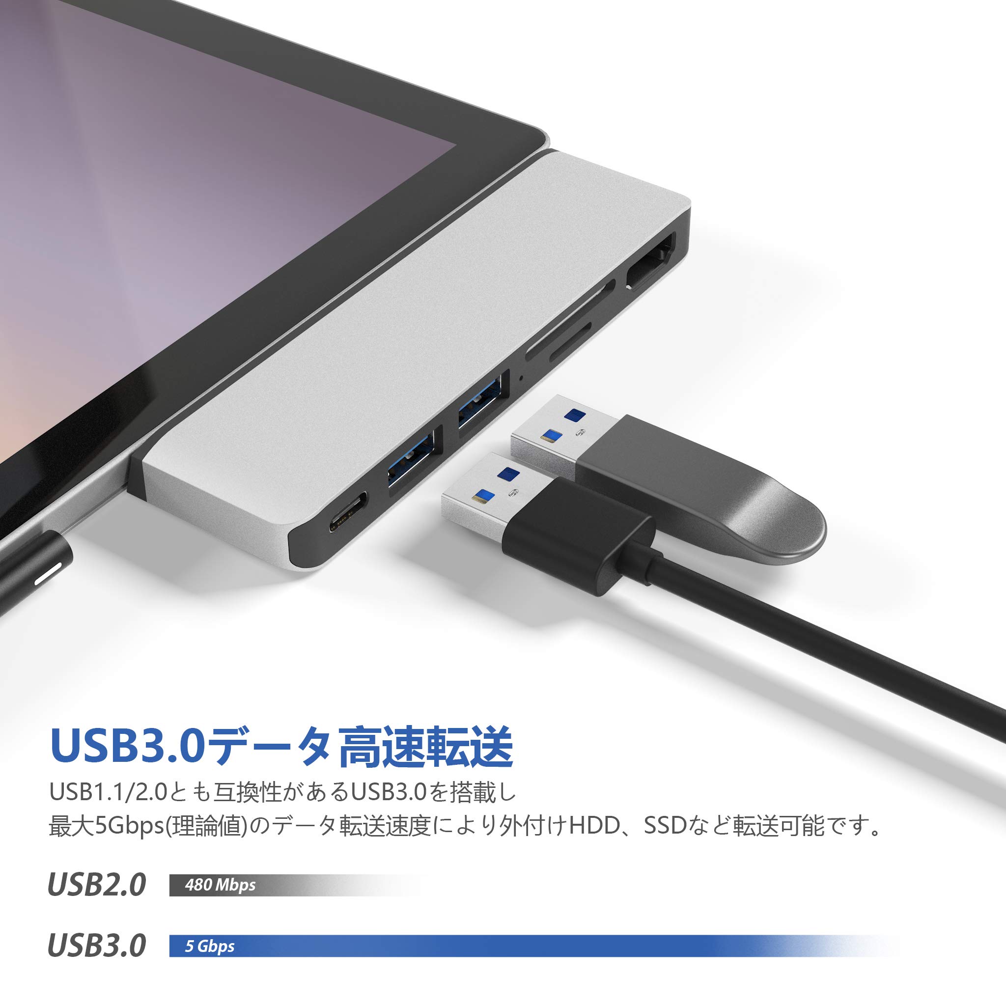 【キーボード・ハブ・ケース付】Surface Pro 7 8GB/128GB キーボード・ハブ・ケース付】Surface Pro 7 8GB/128GB タブレット