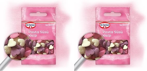 Dr. Oetker Dekor Pasta Süsü Kalp 10 Gr 2li paket