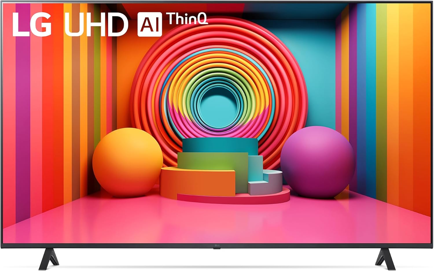 LG UHD 55'', Serie UR75, Smart TV 4K, 55UR75006LK, Processore α5 Gen6, HDR10 Pro, Filmmaker Mode, Game Optimizer, Wi-Fi, webOS 23, Alexa, Sports Portal, 3 HDMI, 2 USB 2023 UR75 “55 - Immagine 1