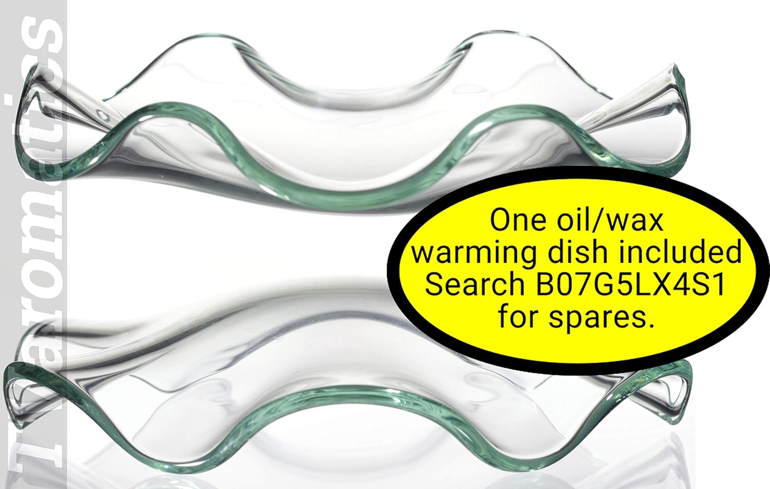 Black Mirror Glass Lite-Touch Electric Aroma Lamp Oil and Wax Tart Warmer