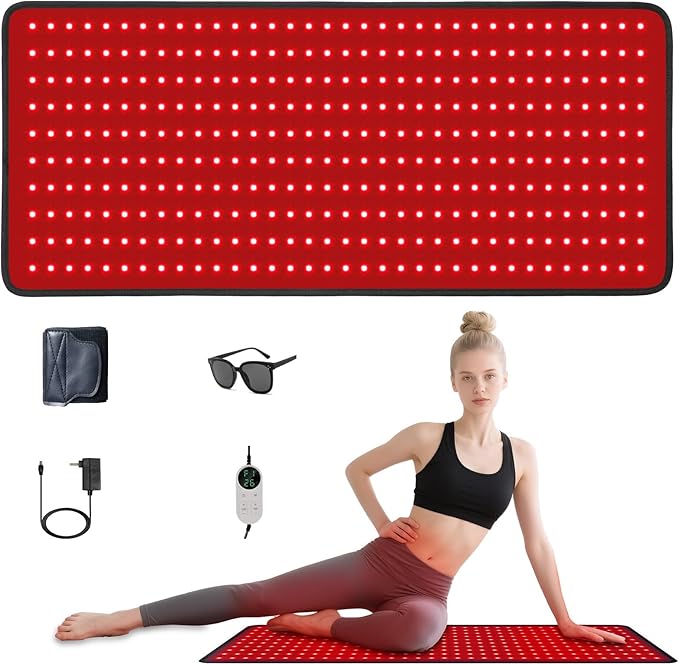Red Light Therapy Mat by HomeGo: Revitalize with Infrared LED