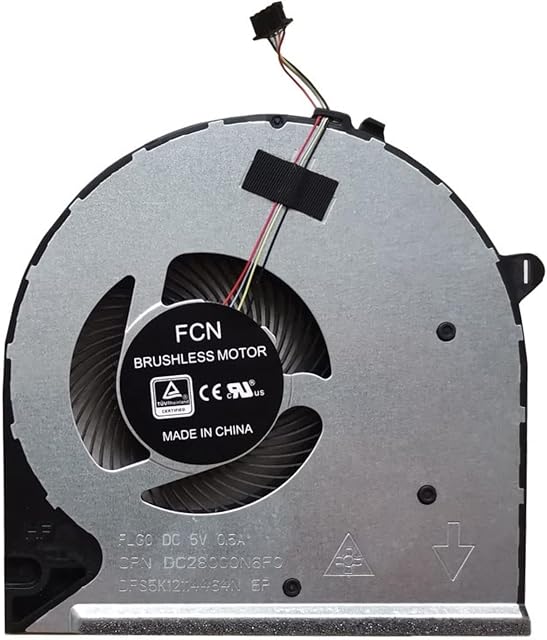 Fleshy Leaf CPU Cooling Fan Replacement for HP Pavilion 15-DU 15-DW 15s-du 15-DW0043DX 15s-du0096tu 15s-du0002TX 255 G8 250 G8 TPN-C139 Series DC28000N6F0 L52034-001 FLG0