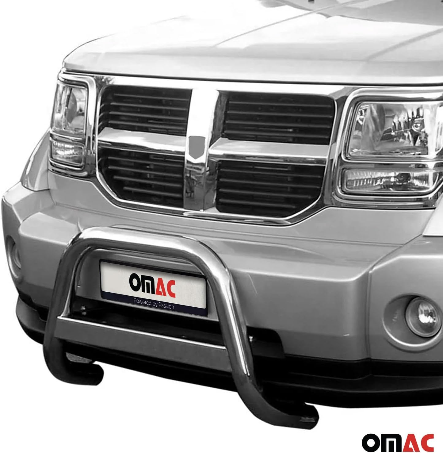 Bull Bar Push Front Bumper Grille for Dodge Nitro 2007-2012 Silver 1 Pc