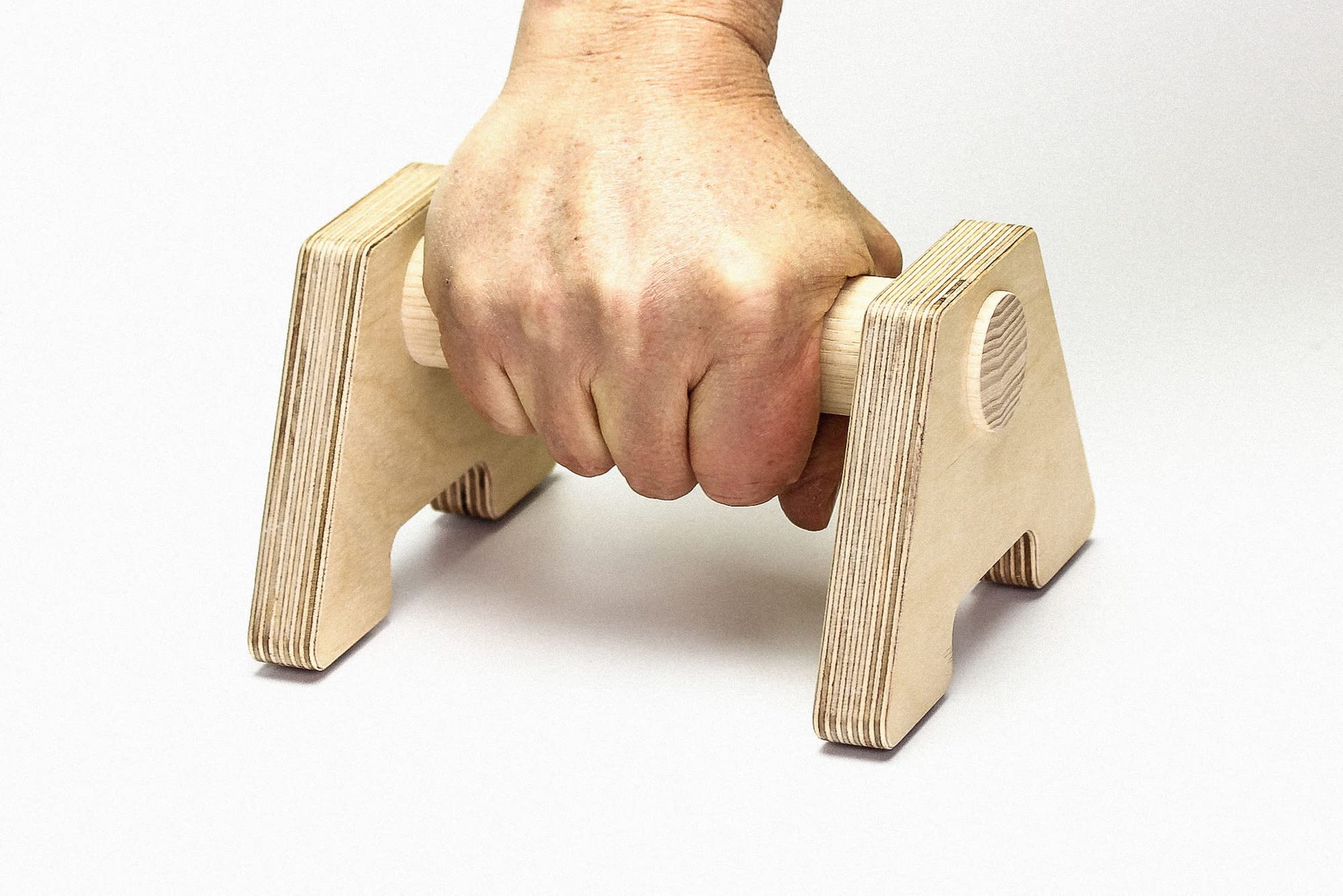 Parallettes Barren Liegestützgriffe Parallels Holz Handstandstütze Fitness Griffe Handstandhilfe Birke/Esche Handstandbarren Calisthenics Bodytrainer Barren