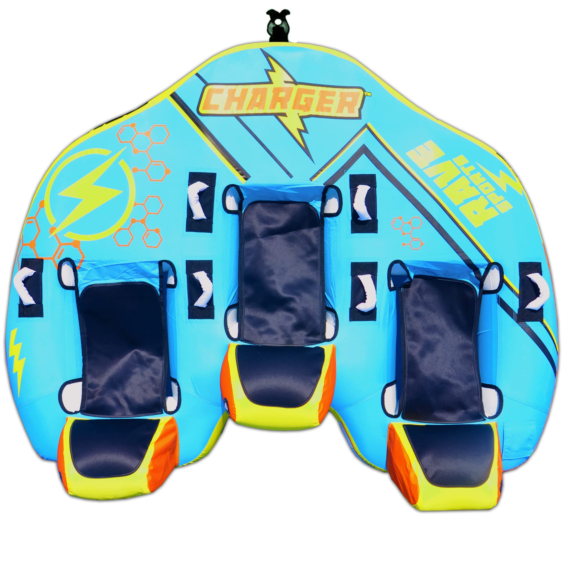 RAVE Sports3 Person Charger Towable, Blue