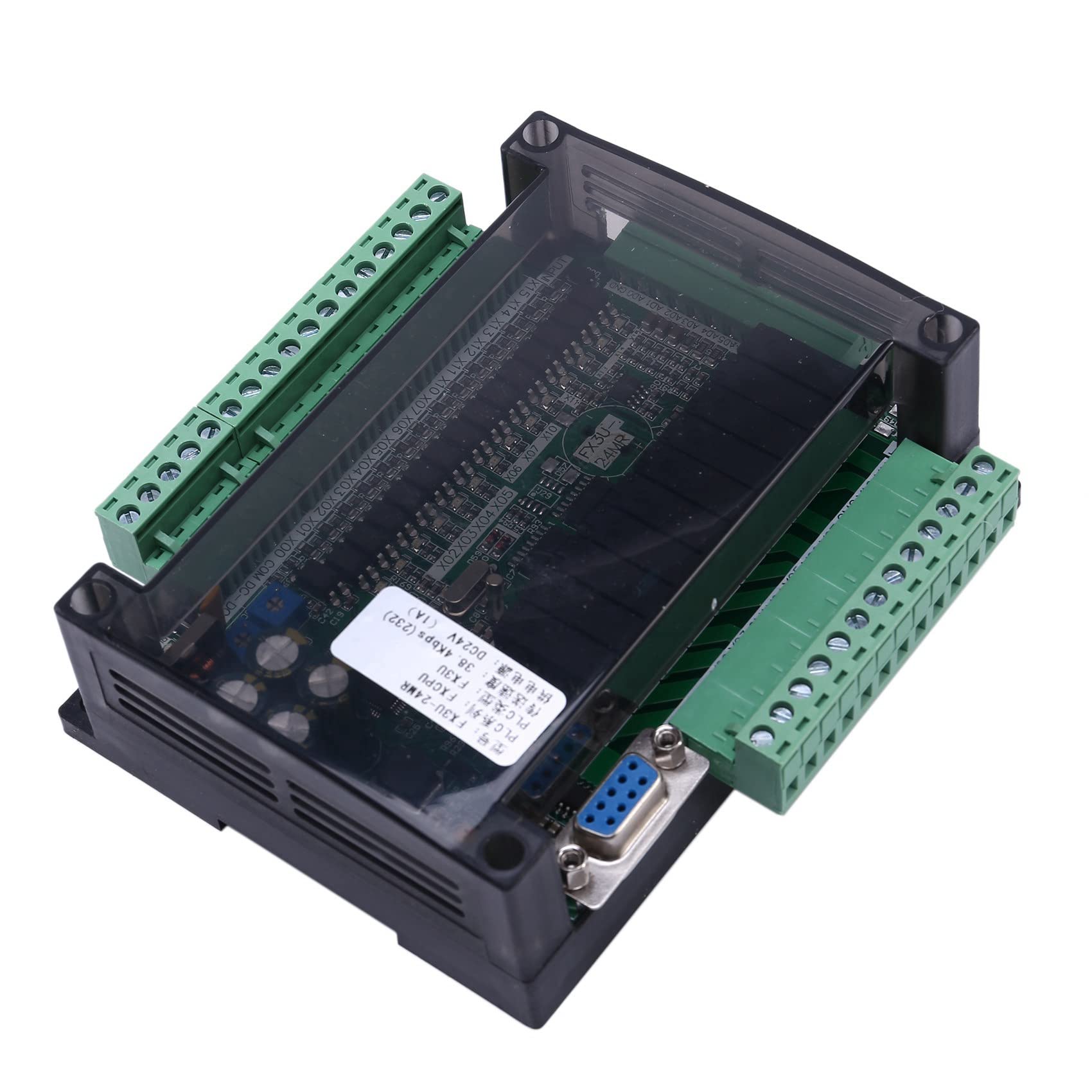 Tablero de control industrial del PLC 4X FX3U-24MR Tablero de control industrial del PLC del hogar de alta velocidad Controlador del PLC programable