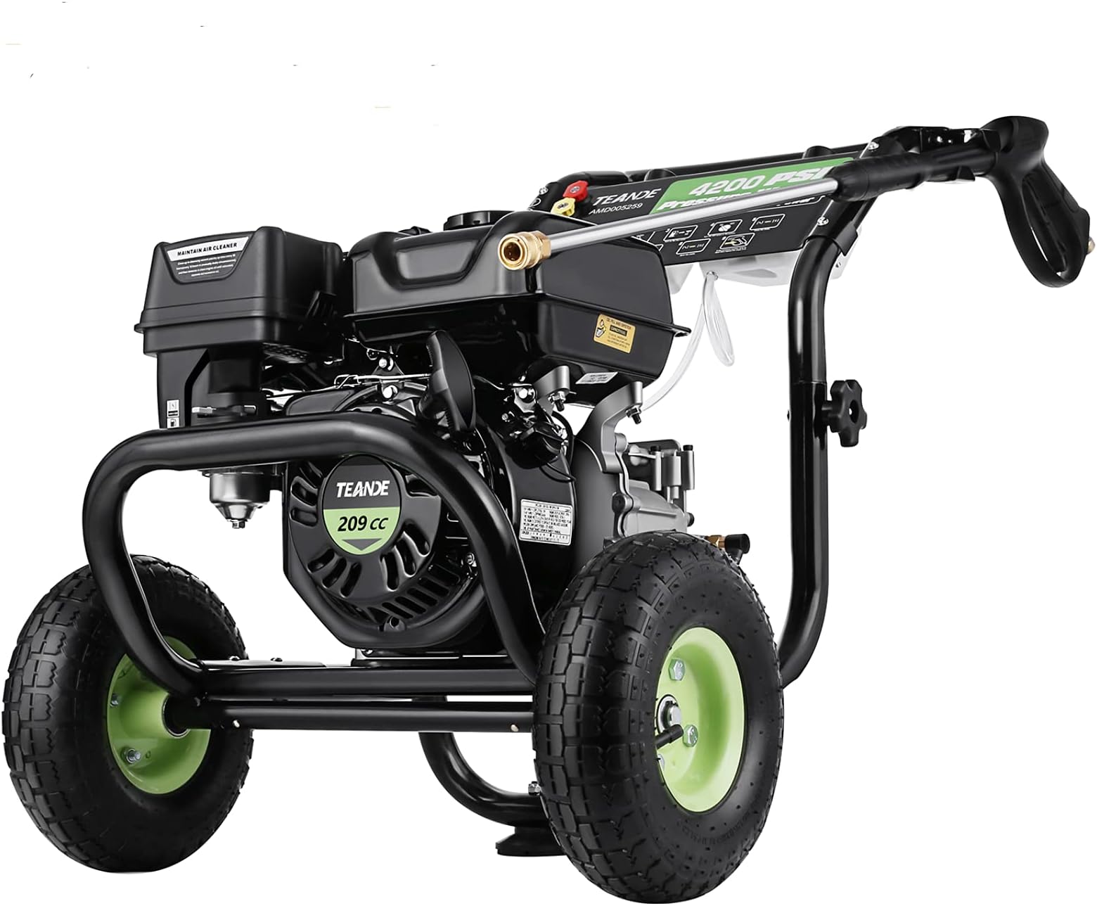 Power Washer TEANDE Gas Pressure Washer 4200PSI 212CC Pressure Washer 2.8GPM Gasline Power Washer,Bag Purse Hiking Backpack