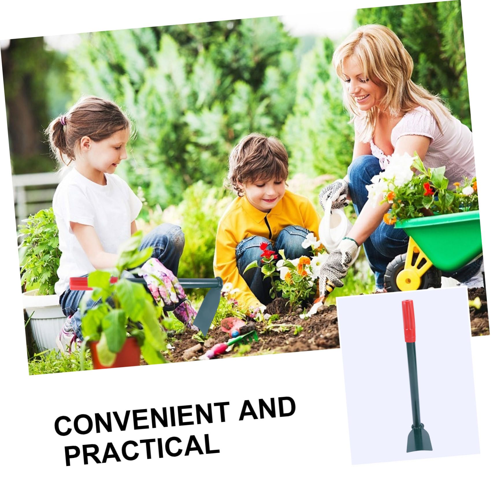 TOYANDONA 3 Stück Gartenwerkzeug Hacke mit Ergonomischem Gartenhacke für Gartenpflege und Praktisch für Täglichen Gebrauch Zufällig Zufällige Farbe